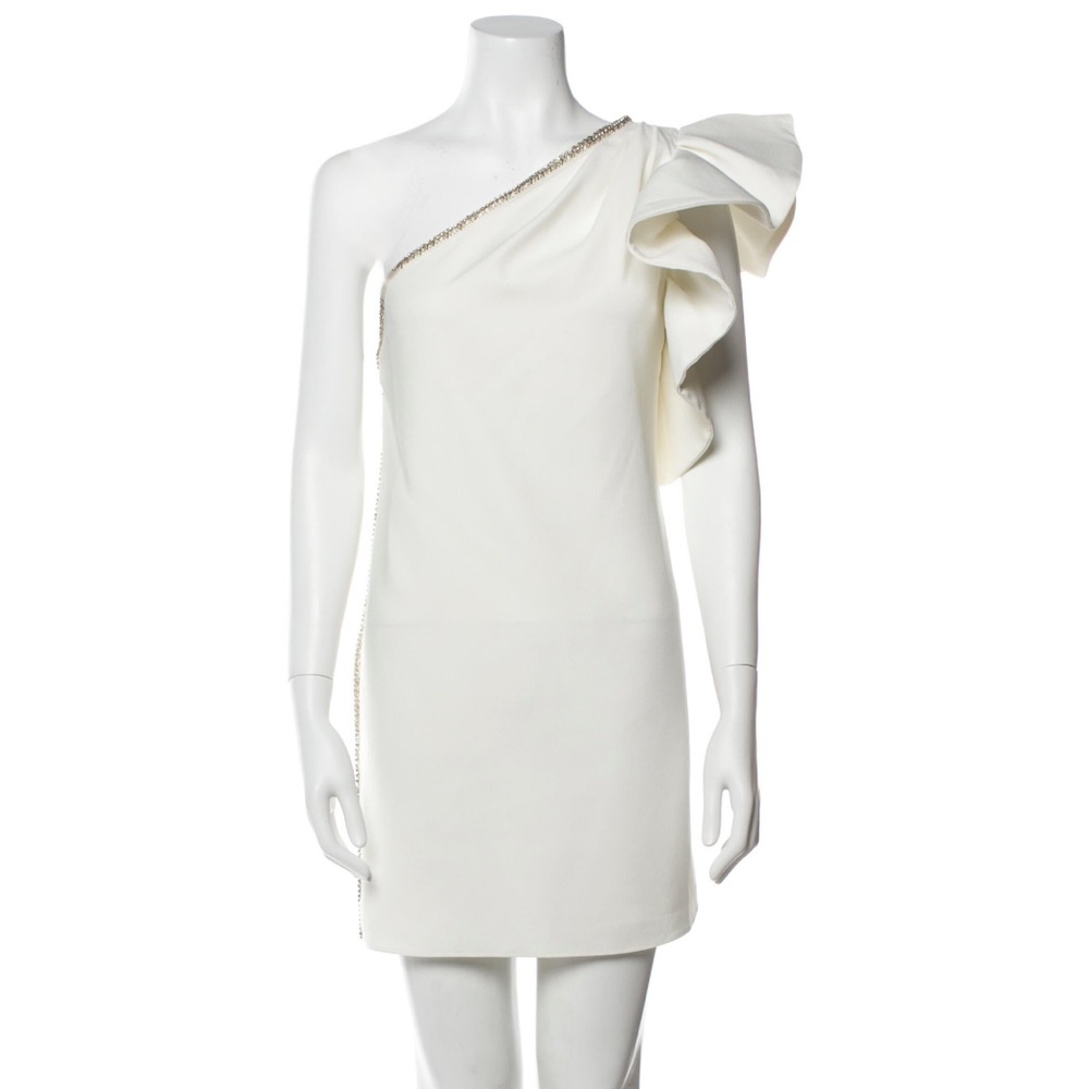 Self portrait one shoulder mini dress